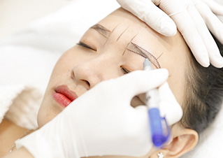 Treo Cung Chân Mày Giấu Chỉ 4 Đo vẽ chân mày mới