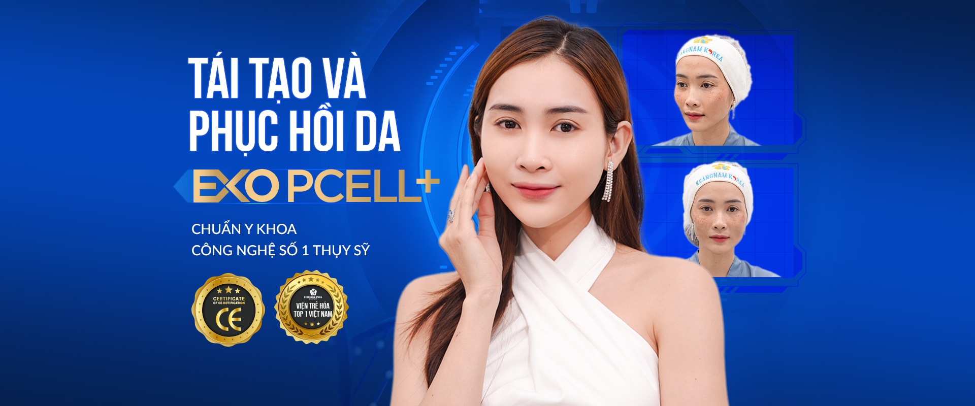 Tái tạo da và phục hồi da Exo Pcell+