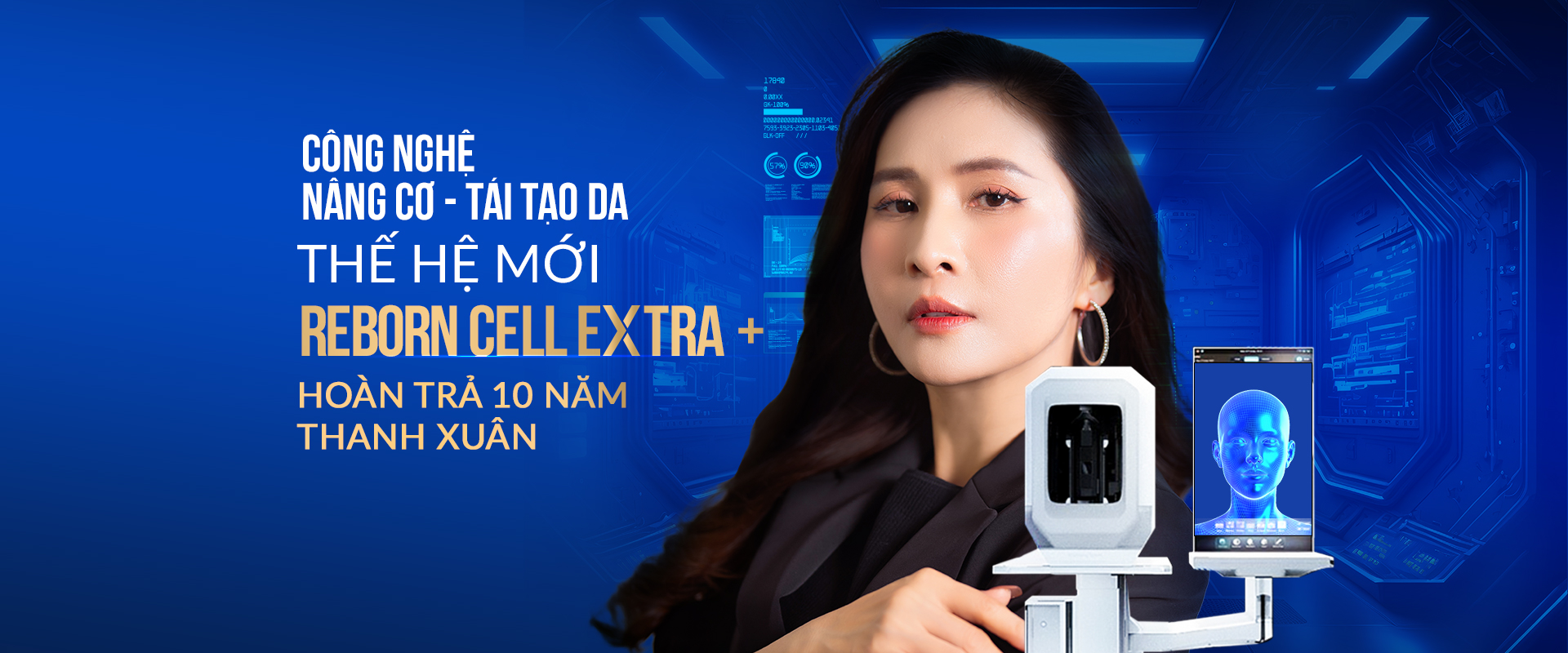 Công nghệ tái tạo da thế hệ mới Reborn Cell Extra +