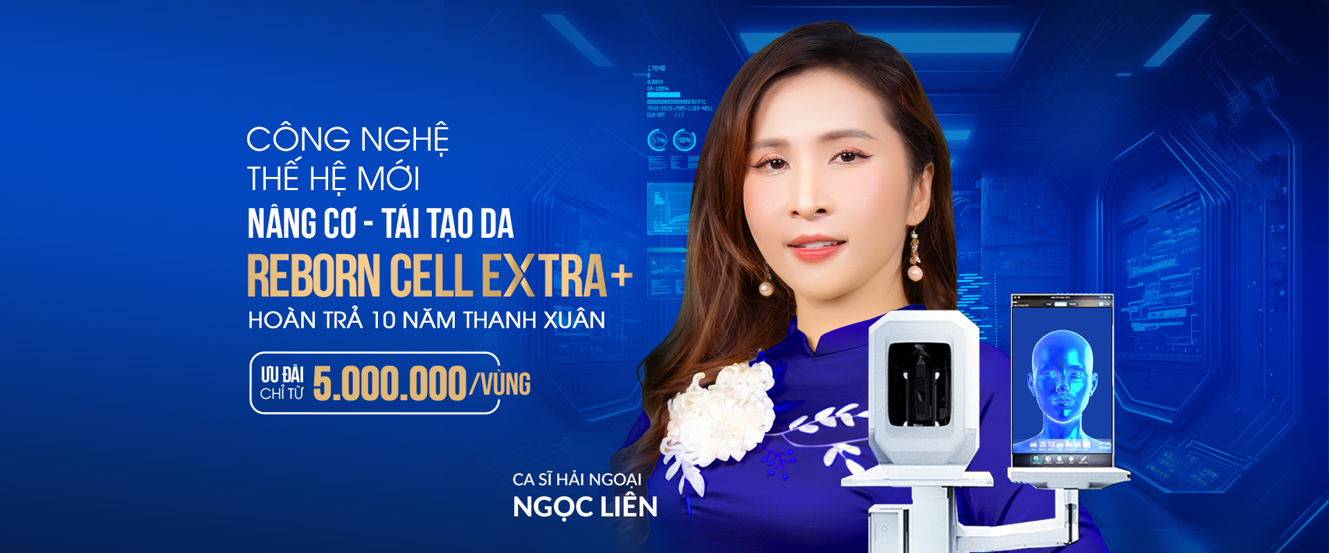 Công nghệ tái tạo da thế hệ mới Reborn Cell Extra +