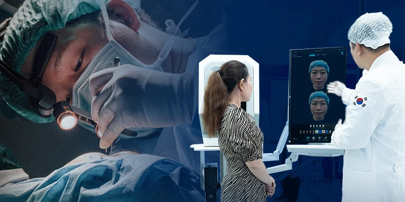 One-Sided Droopy Eyelid Treatment: Should You Choose Double Eyelid Stitching or Surgery? 7 Eyelid surgery at Keangnam Korea